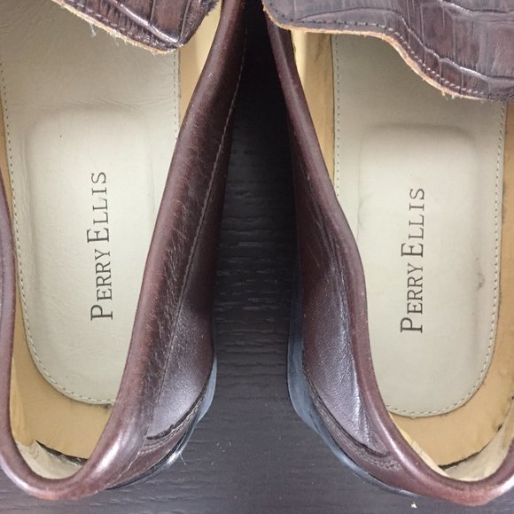 NEW Perry Ellis Alligator Loafers (Mens 11) main image 9